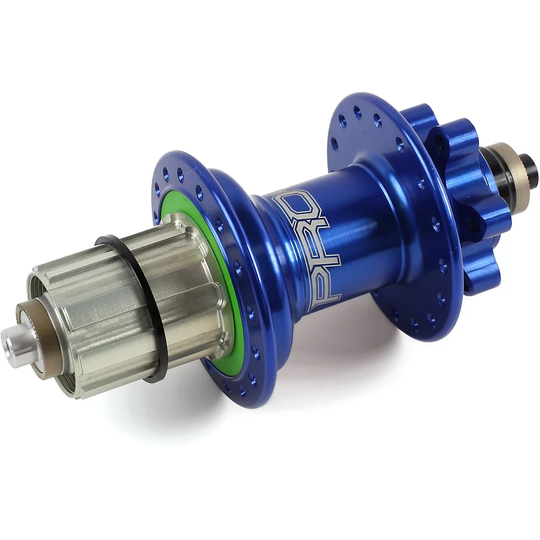 Hope Pro 4 MTB Quick Release Rear Hub - 32h - 135mm x QR Axle - Blue, Blue