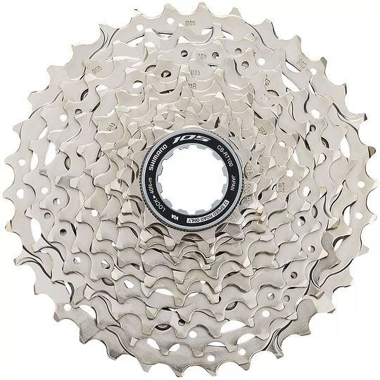 Shimano 105 R7100 12 Speed Cassette - Black - 11-34t}, Black