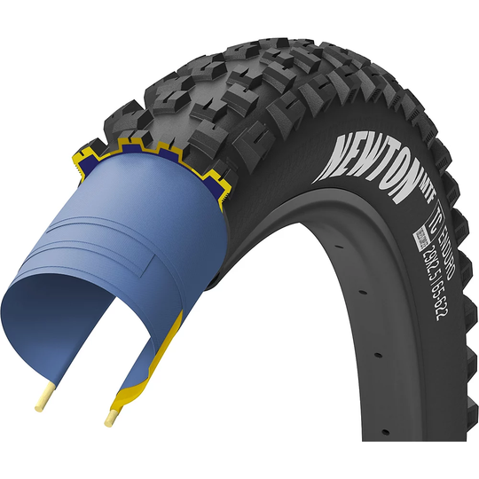 Goodyear Newton MTF Enduro Tubeless Front Tyre - Black - 29"}, Black