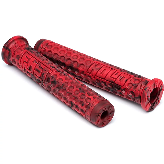 NS Bikes Hold Fast Unlocked MTB Handlebar Grips - Red Black, Red Black