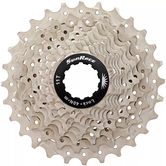 SunRace CSRS0 10 Speed Road Cassette - Silver - 11-32t}, Silver