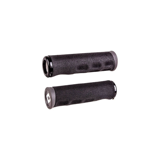 ODI F-1 Series Dread V2.1 Lock-On MTB Grips - 130mm} - Black-Grey, Black-Grey