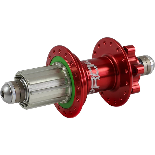 Hope Pro 4 MTB Rear Hub - 10mm Bolt Up Axle - 32h - Red, Red