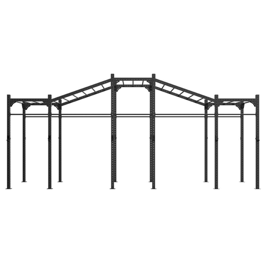 Eleiko Freestanding 7,2M XF 80 Rig W/ Monkeybars/Rings/Ropes, Crossfit rig