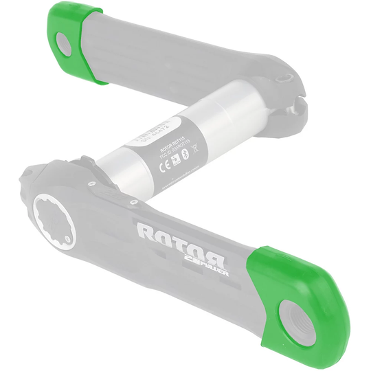Rotor 2Inpower Crank Arm Bumper Set - Green, Green