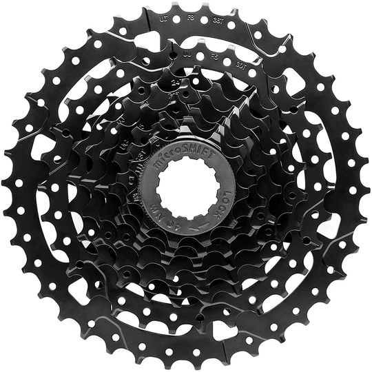 microSHIFT Acolyte H033 8 Speed Cassette - Black - 11-38t}, Black
