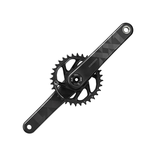 SRAM XX1 Eagle 12sp DM MTB Chainset - DUB - Black - DUB}, Black