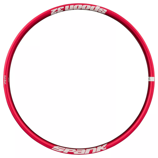 Spank Spoon 32 Mountain Bike Rim - 32 Holes - Red, Red