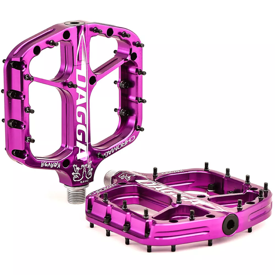 Chromag Dagga Flat Pedal - Purple, Purple