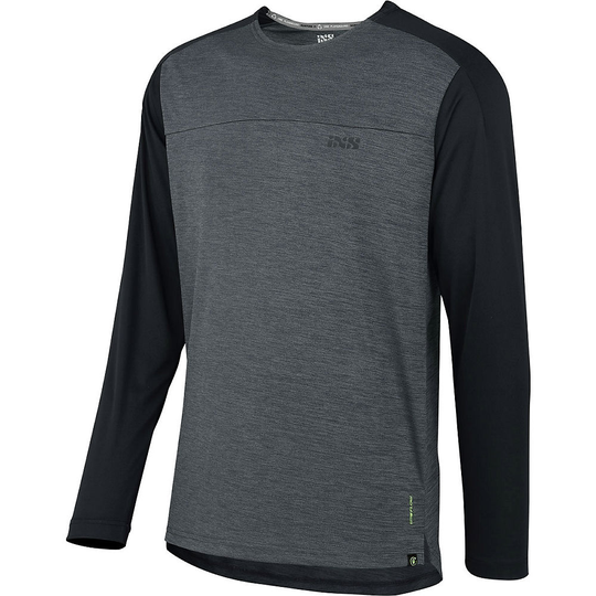 IXS Kids Flow X Long Sleeve Jersey 2022 - S} - Graphite Black, Graphite Black