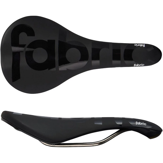 Fabric Scoop Shallow Race Team Bike Saddle - 142mm Wide - Black, Black