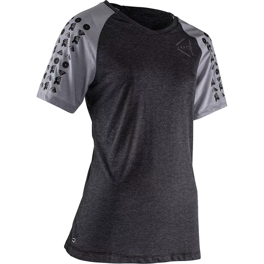 Leatt Women's MTB AllMtn 2.0 Jersey - L} - BLK, BLK