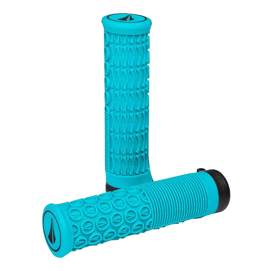 SDG Thrice Lock On MTB Handlebar Grips - 33mm} - Turquoise, Turquoise