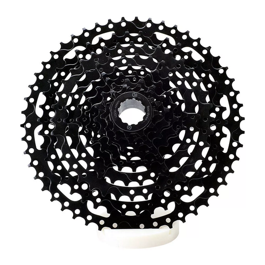 Box Three Prime 9 Speed MTB Cassette - Black - 11-46t}, Black