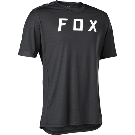 Fox Racing Ranger Short Sleeve Moth Jersey - S} - Black, Black