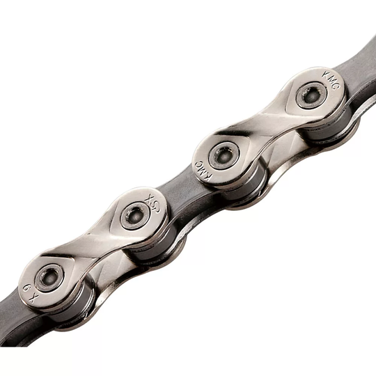 KMC X9 9 Speed Chain - 122 Links} - Silver - Grey, Silver - Grey