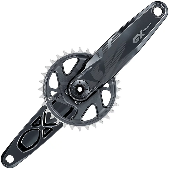 SRAM GX Eagle 12 Sp DUB Chainset - Lunar - 32t}, Lunar
