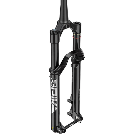 RockShox Pike Ultimate Charger 3 RC2 Fork - 140mm Travel - Gloss Black, Gloss Black