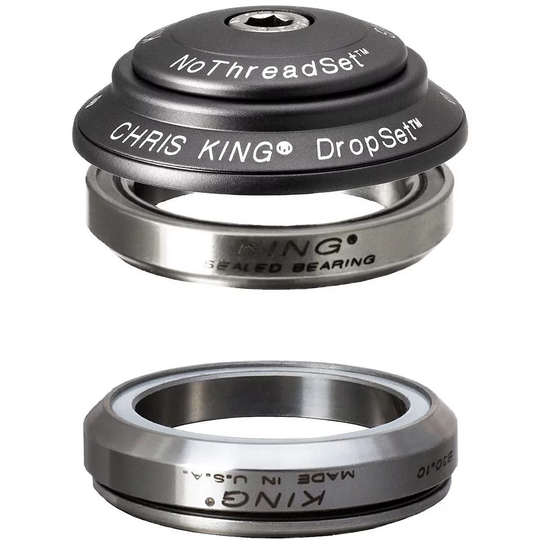 Chris King Dropset 4 (IS42-IS42) Headset - Matte Slate - 1.1/8"}, Matte Slate