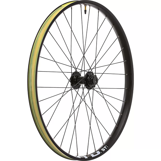 SRAM MTH 716 on WTB ST i35 TCS TC Front Wheel - 15 x 110mm Boost - Black, Black