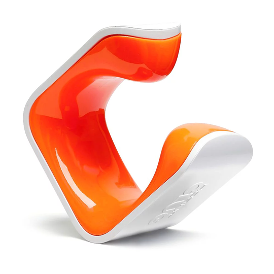 Hornit CLUG MTB Bike Holder - 1.75 - 2.25} - White - Orange - 1.75" - 2.25"}, White - Orange