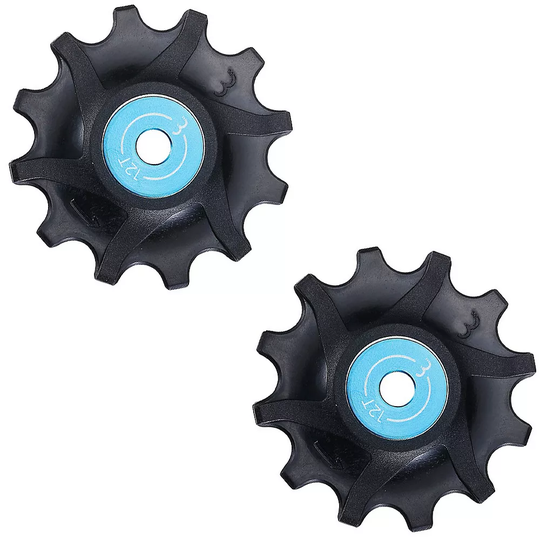 BBB RollerBoys SRAM 12T Jockey Wheels - 12T} - Black, Black