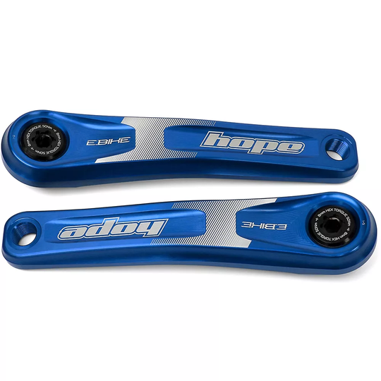 Hope Electric Bike Mountain Bike Crankset - Blue, Blue