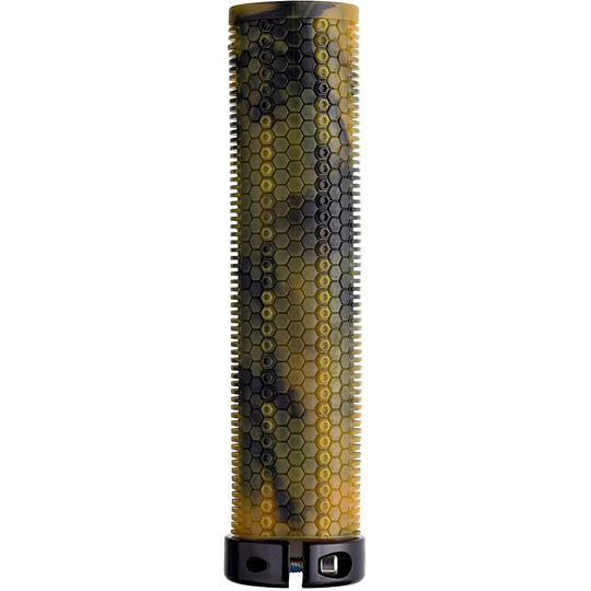 Fabric FunGuy Mountain Bike Grips - Yellow Camo, Yellow Camo