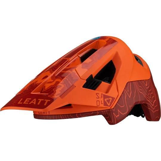 Leatt MTB All Mountain 4.0 Helmet 2023 - S} - Flame, Flame