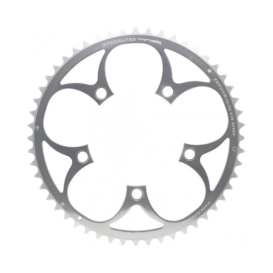TA Zephyr Outer Chain Ring (110mm BCD) - 5-Bolt - Silver, Silver