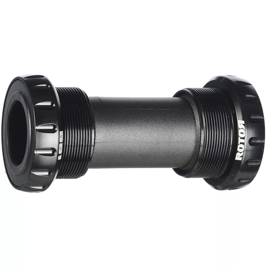 Rotor BB1 BSA Steel Road Bottom Bracket - 68mm - English Thread - 24mm Spindle} - Black, Black