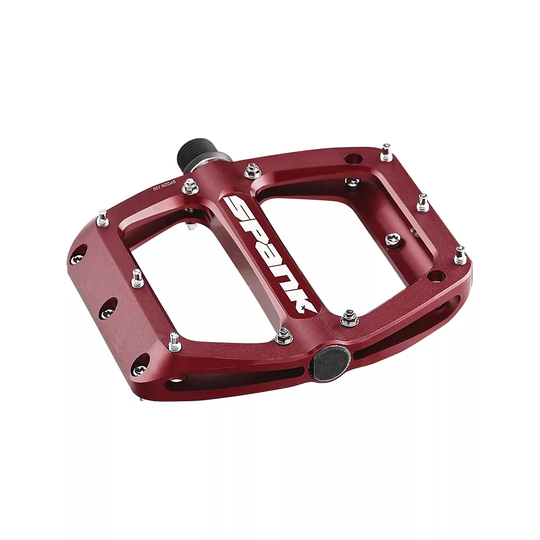 Spank Spoon 90 Pedals - Red, Red
