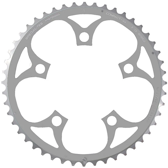TA 5-Arm MTB Outer Chain Ring (94 BCD) - 5-Bolt - Silver, Silver