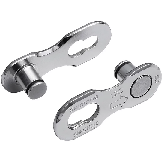 Shimano CN910 12 Speed Bike Chain Quick Link - Silver, Silver