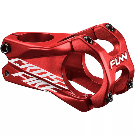 Funn Crossfire 35 Stem - Red - 1.1/8"}, Red