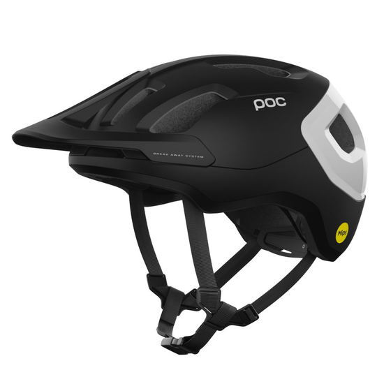 POC Axion Race MIPS - Uranium Black / Hydrogen White S