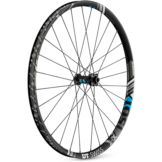 DT Swiss HX 1501 Spline 30 Front MTB Wheel - Black - 15x110mm}, Black