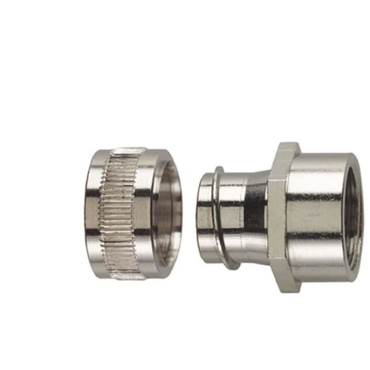 Hellermann Tyton 166-31300 Metalliliitin sisäkierteet, PCS-FF Nimelliskoko Ø16 mm, M20