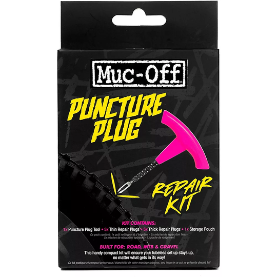 Muc-Off Puncture Plug Tubeless Tyre Repair Kit - Black, Black