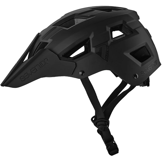 7 iDP M5 Helmet 2020 - L/XL} - Black, Black