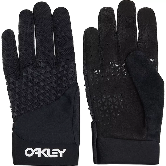 Oakley Drop in MTB Gloves - M} - Blackout, Blackout