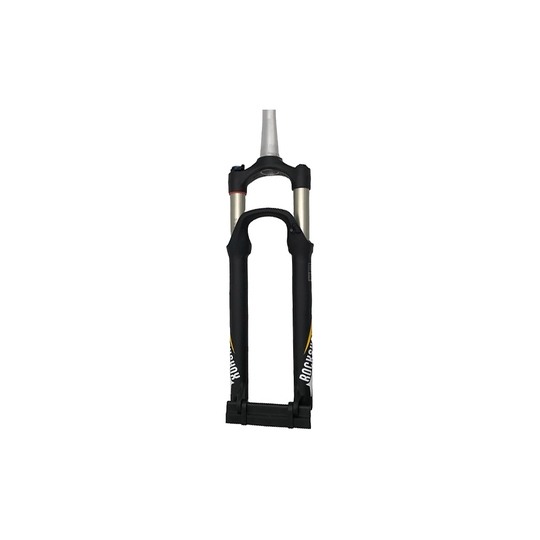 RockShox Reba RL Solo Air QR Fork - 100mm Travel - Black-Orange, Black-Orange