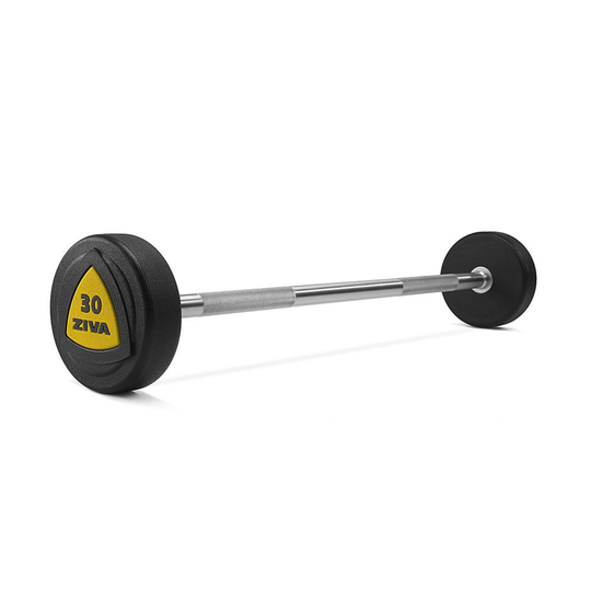 Ziva Zvo Solid Steel Urethane Barbell, Kiinteät levytangot