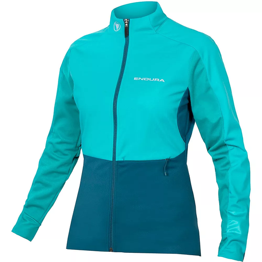 Endura Women's Windchill Jacket II - L} - Pacific Blue, Pacific Blue