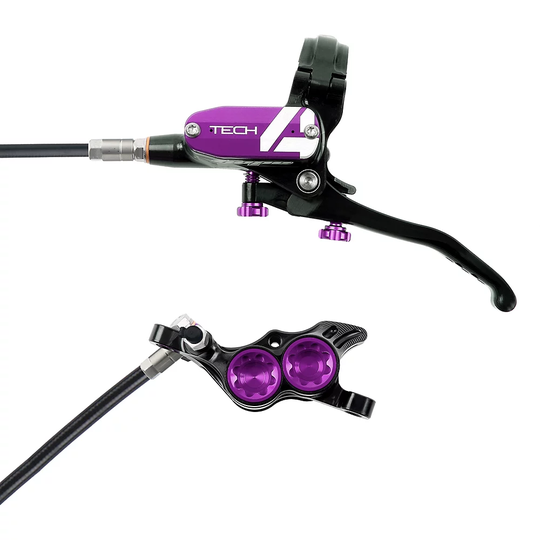 Hope Tech 4 E4 Brake - No Rotor - 1700mm - Purple, Purple