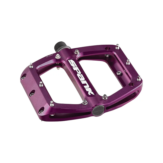 Spank SPOON 110 Flat Mountain Bike Pedals - Purple, Purple