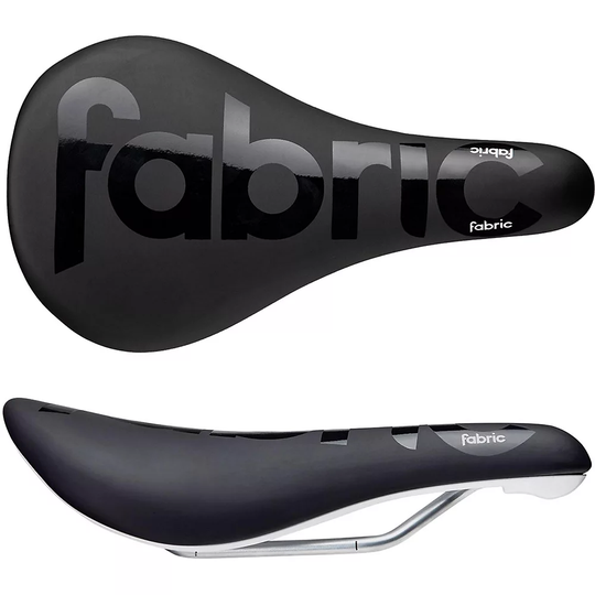 Fabric Magic Elite Team Mountain Bike Saddle - 142mm Wide - Black White, Black White