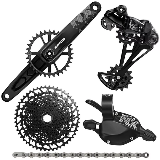 SRAM NX Eagle 12 Speed Mountain Bike Groupset - 11-50t - Black, Black