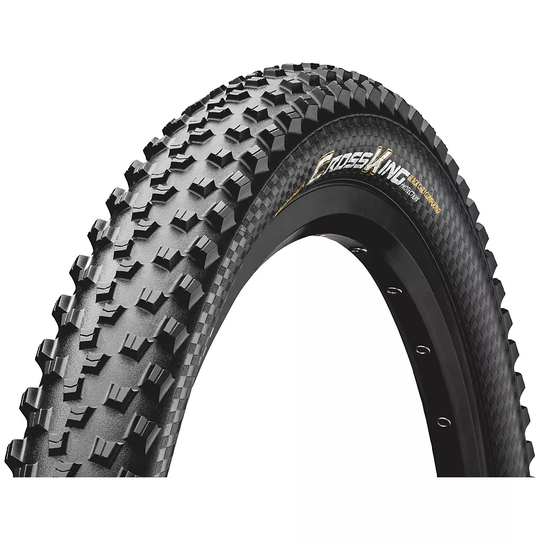 Continental Cross King ProTection Folding MTB Tyre - Black - 26"}, Black