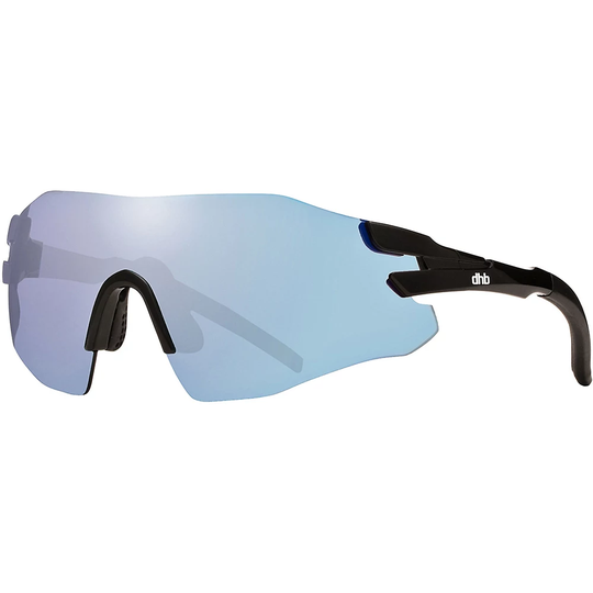 dhb Upsilon Frameless Sunglasses - Black-Black, Black-Black